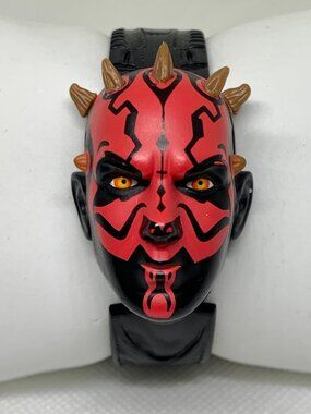 Star Wars Episode 1 Collectors Watch Darth Maul digital LCD 25mm black running
